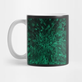 Green Glass Mug